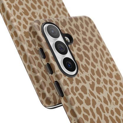 Leopard Print Tough Phone Case — Slim Protective Animal Pattern
