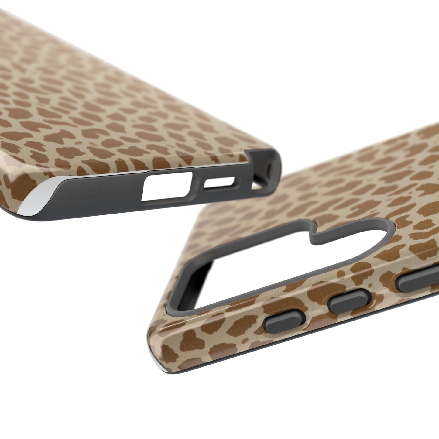 Leopard Print Tough Phone Case — Slim Protective Animal Pattern