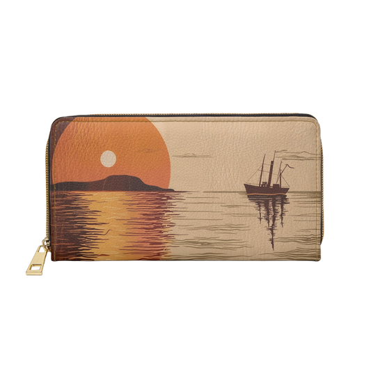 Women's Nautical Wallet -  Coastal Vegan Wallet