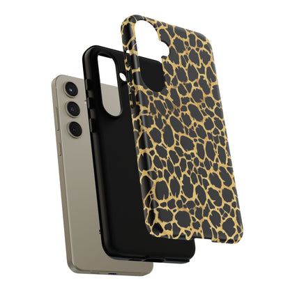 Giraffe Print Tough Phone Case — Durable Leopard-Style Protective Cover