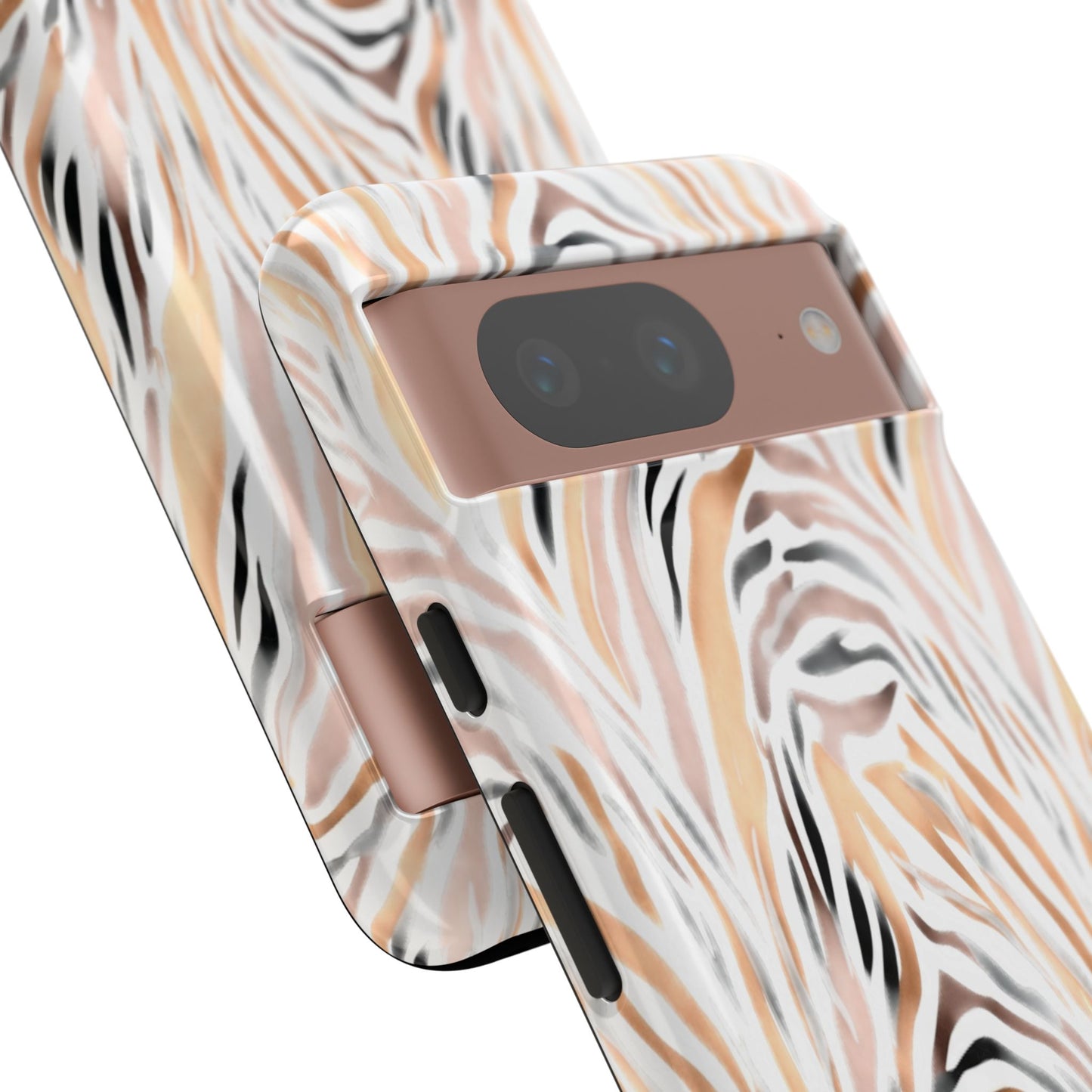 Tough Case — Neutral Watercolor Tiger Stripe Phone Case