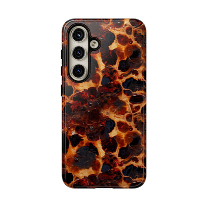 Tortoiseshell Phone Case — Protective iPhone Cover with Classic Amber Pattern