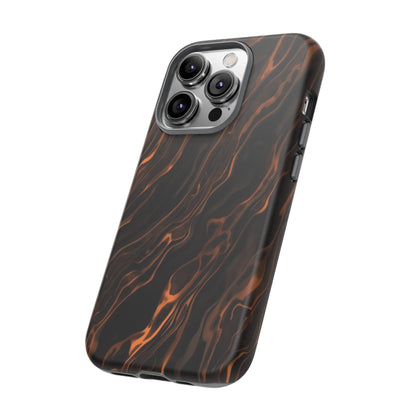 Copper Swirl Phone Case — Tough Protective iPhone Cover