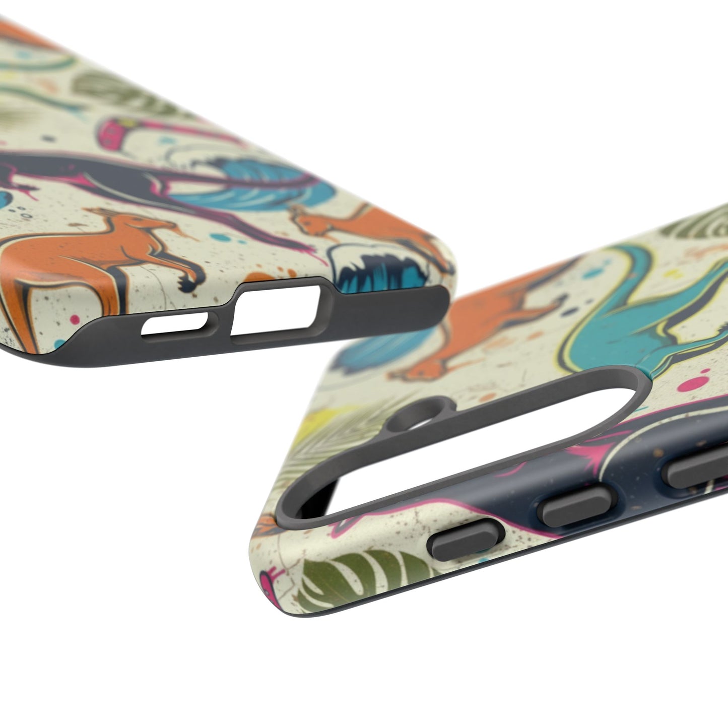 Tough Cases — Colorful Surfing Kangaroo Phone Case