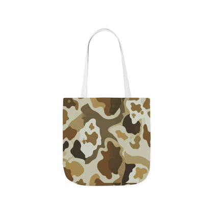 Desert Camo Canvas Tote Bag — Durable Everyday Grocery & Beach Bag
