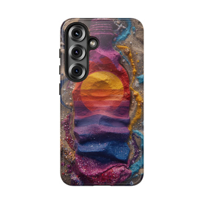Phone Case — Colorful Sand Art Sunset Tough Protective Case