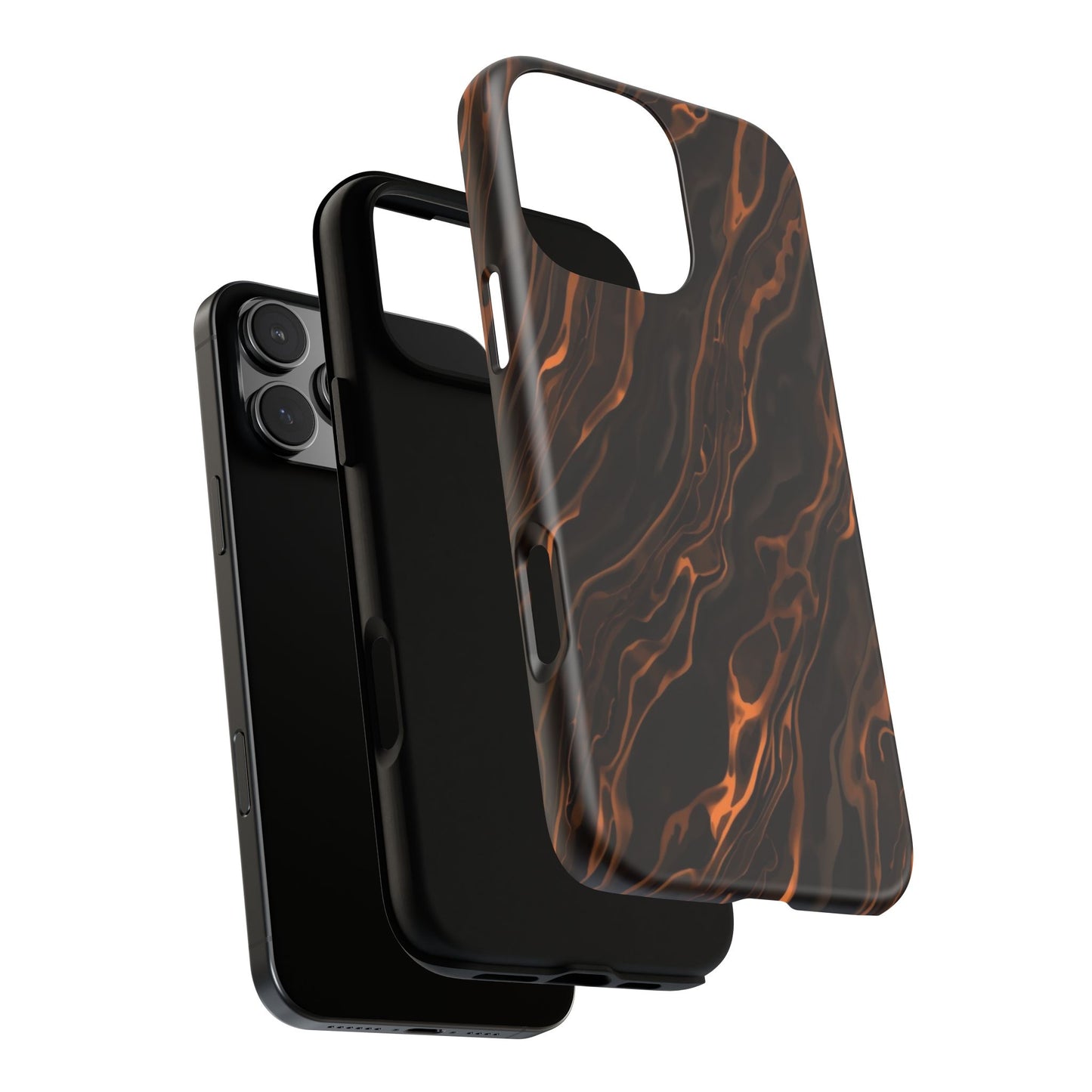 Copper Swirl Phone Case — Tough Protective iPhone Cover