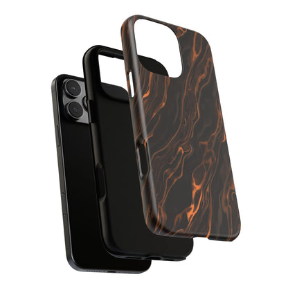 Copper Swirl Phone Case — Tough Protective iPhone Cover