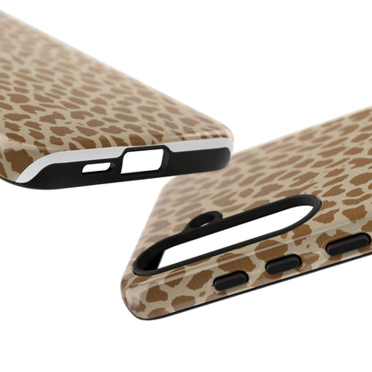 Leopard Print Tough Phone Case — Slim Protective Animal Pattern