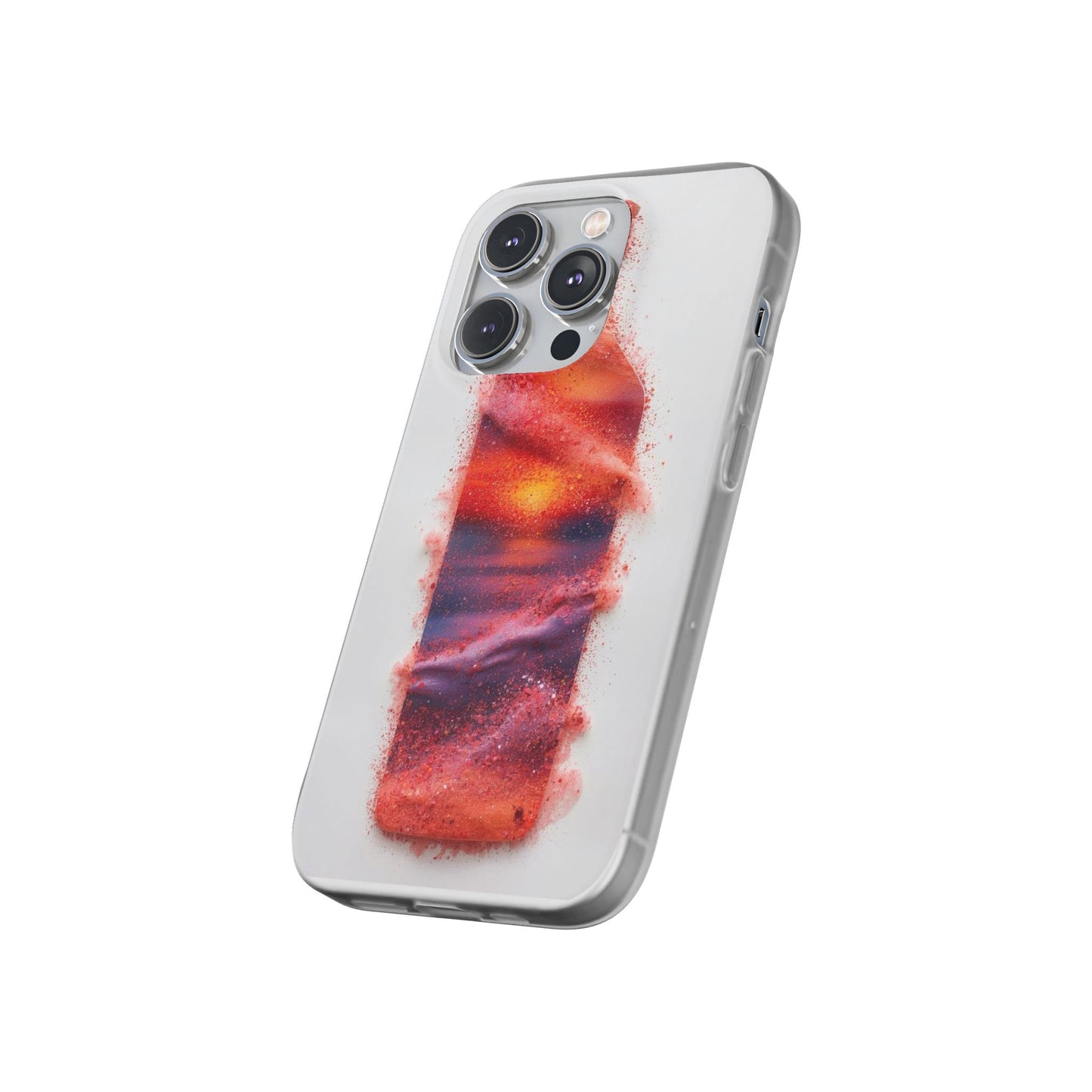 Galaxy Bottle Phone Case — Abstract Cosmic Beverage Design Flexible Case