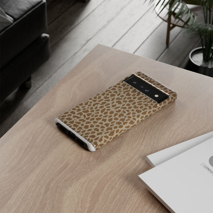 Leopard Print Tough Phone Case — Slim Protective Animal Pattern
