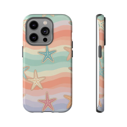 Starfish Wave Tough Phone Case — Pastel Beach Protective Cover