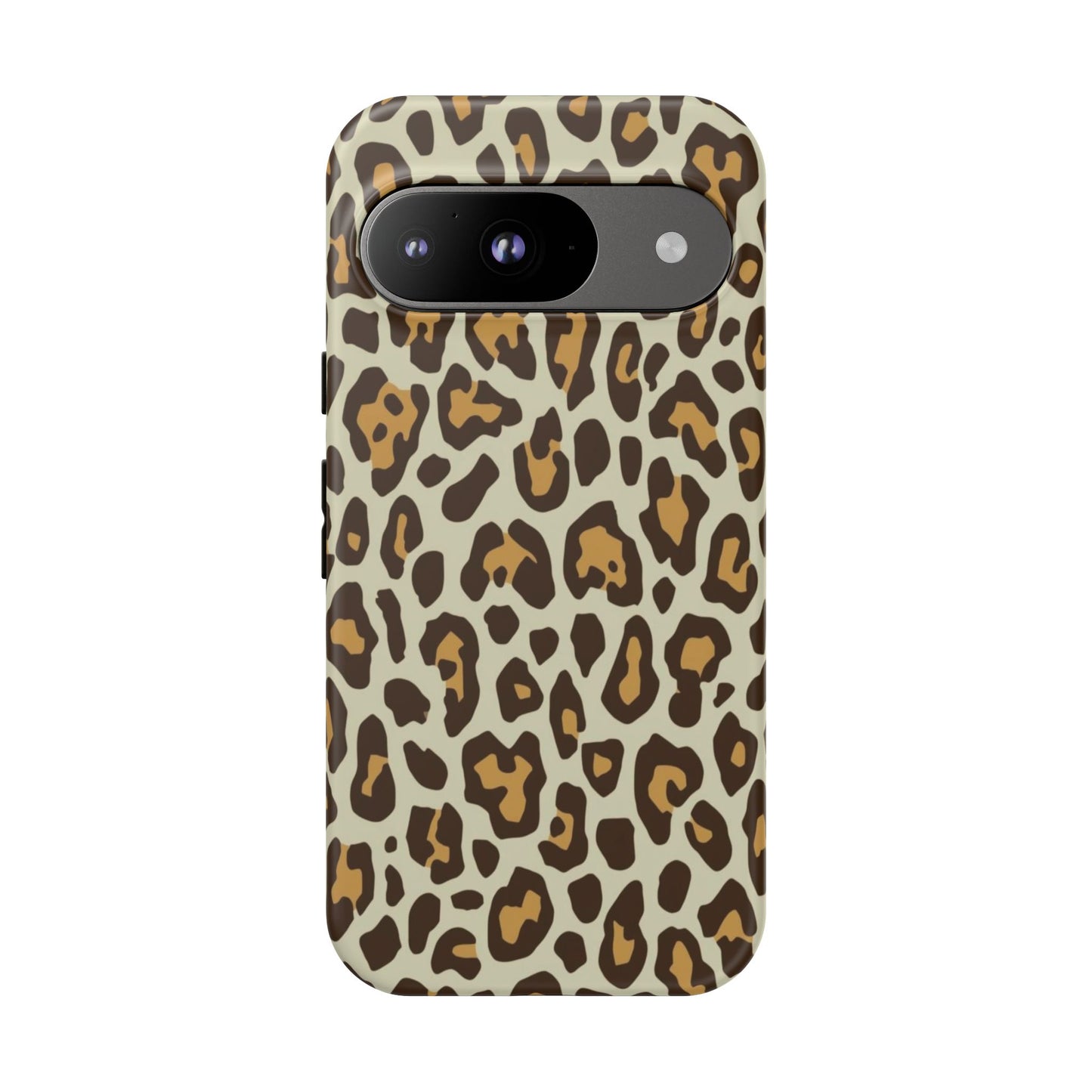 Leopard Print Tough Phone Case — Durable Protective Animal Print Case