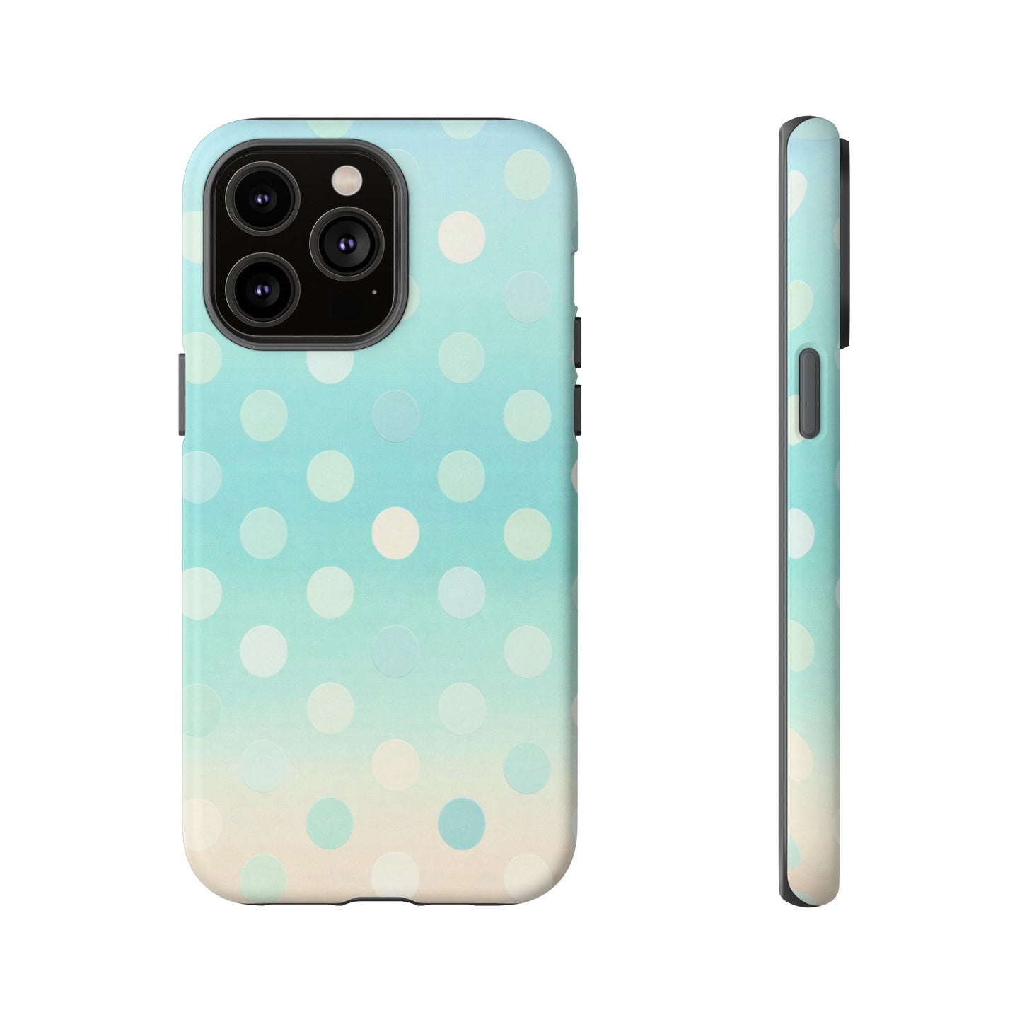Abstract Palm Tough Phone Case — Minimal Coastal Blue Protective Cover