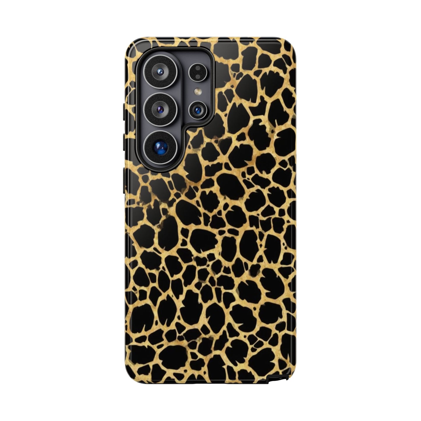 Giraffe Print Tough Phone Case — Durable Leopard-Style Protective Cover