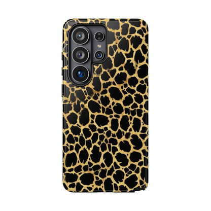 Giraffe Print Tough Phone Case — Durable Leopard-Style Protective Cover