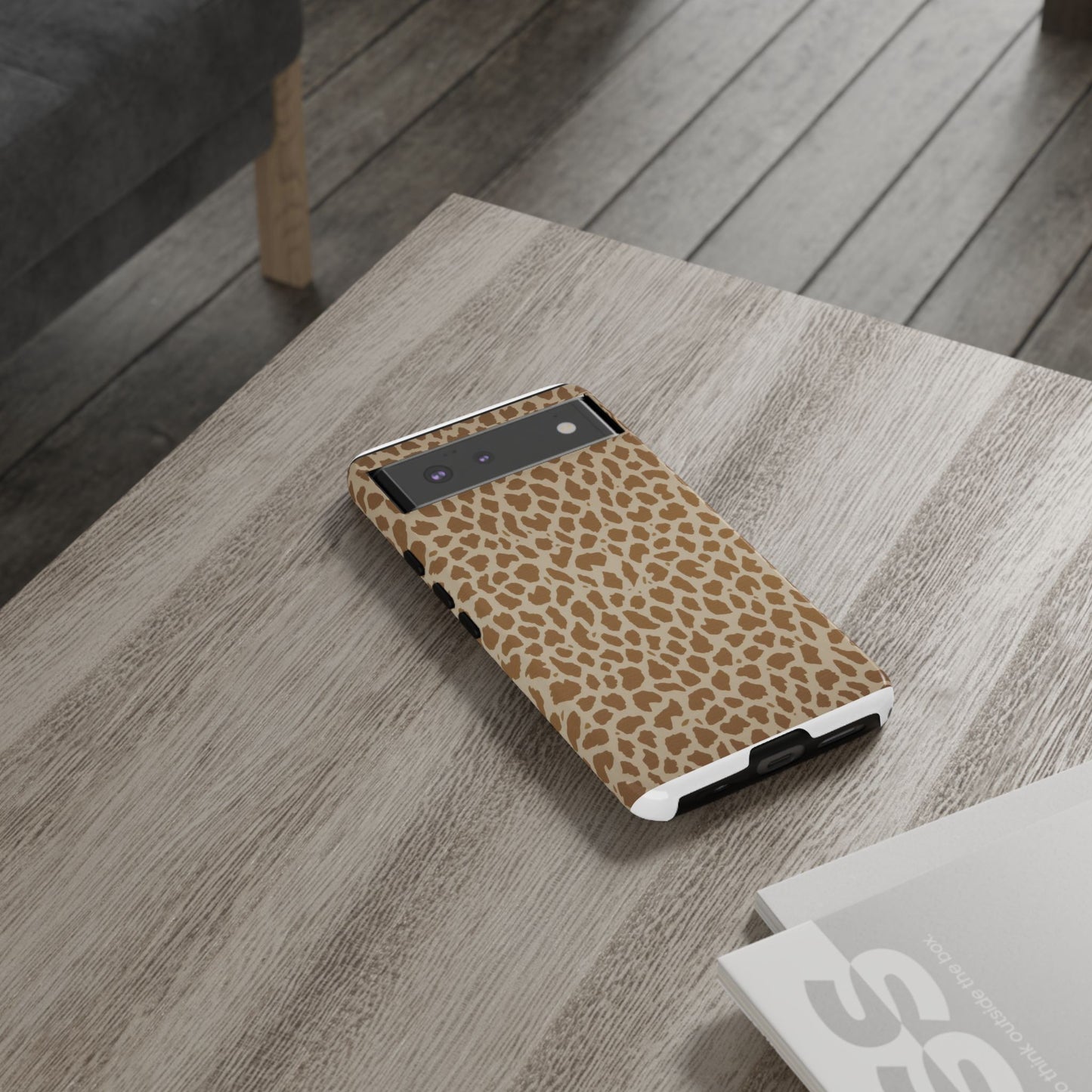 Leopard Print Tough Phone Case — Slim Protective Animal Pattern