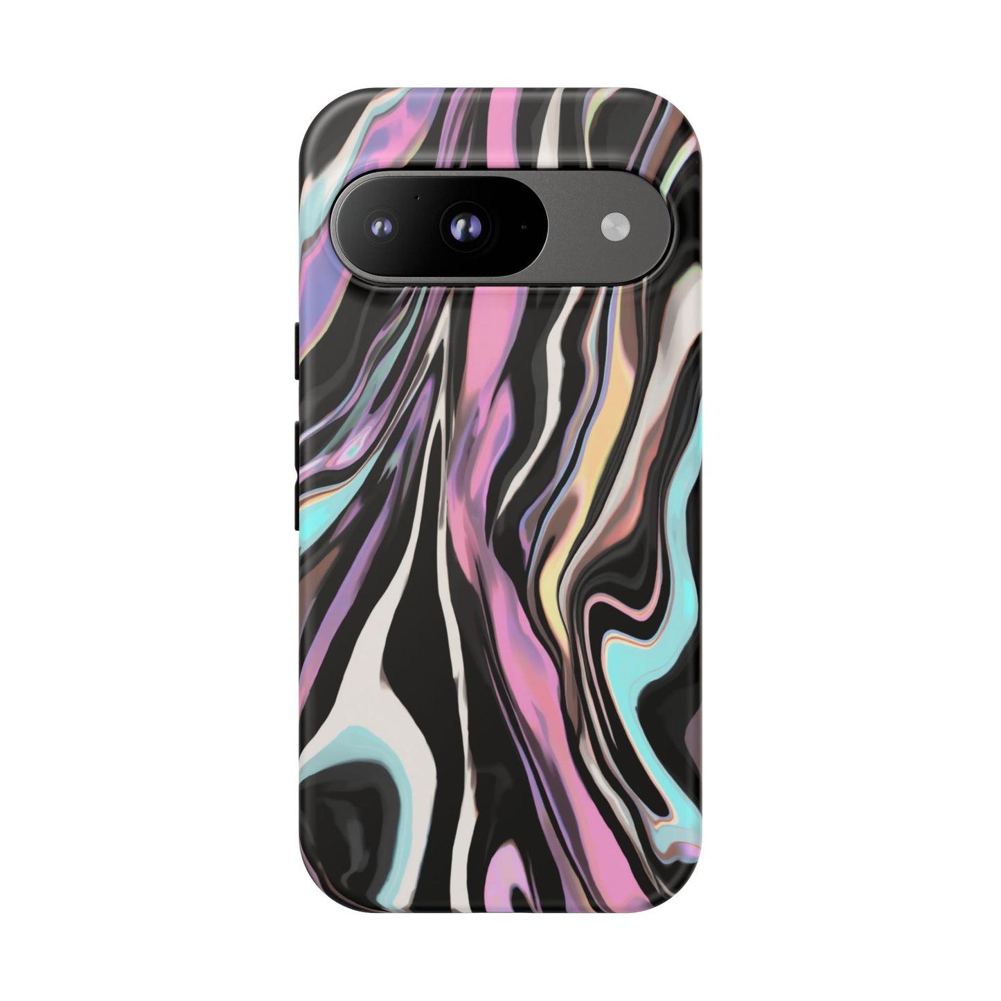 Abstract Marble Tough Phone Case — Pastel Swirl Protective Cover
