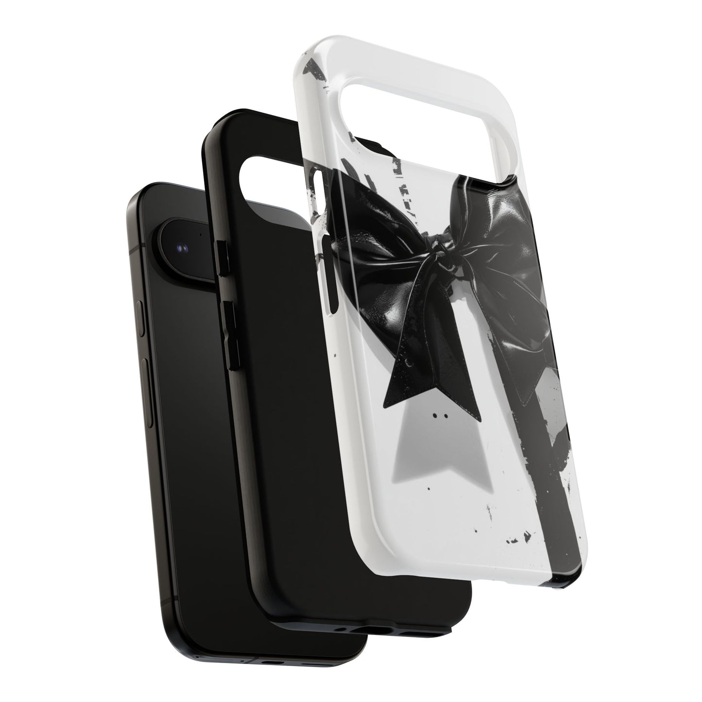 Phone Case — Black Bow Graphic Protective Cover