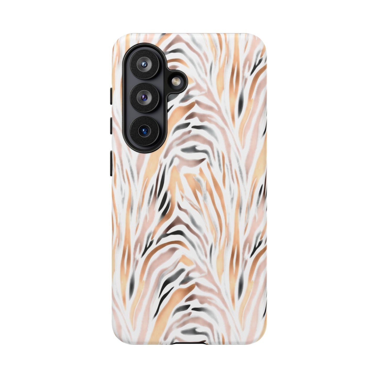 Tough Case — Neutral Watercolor Tiger Stripe Phone Case