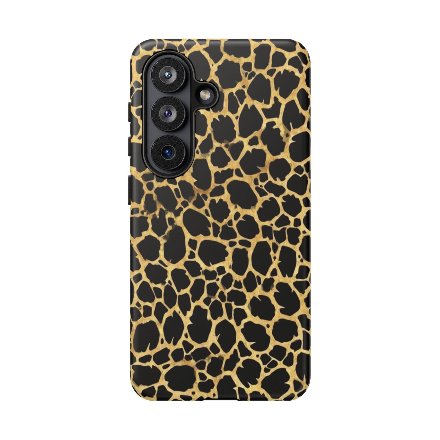 Giraffe Print Tough Phone Case — Durable Leopard-Style Protective Cover