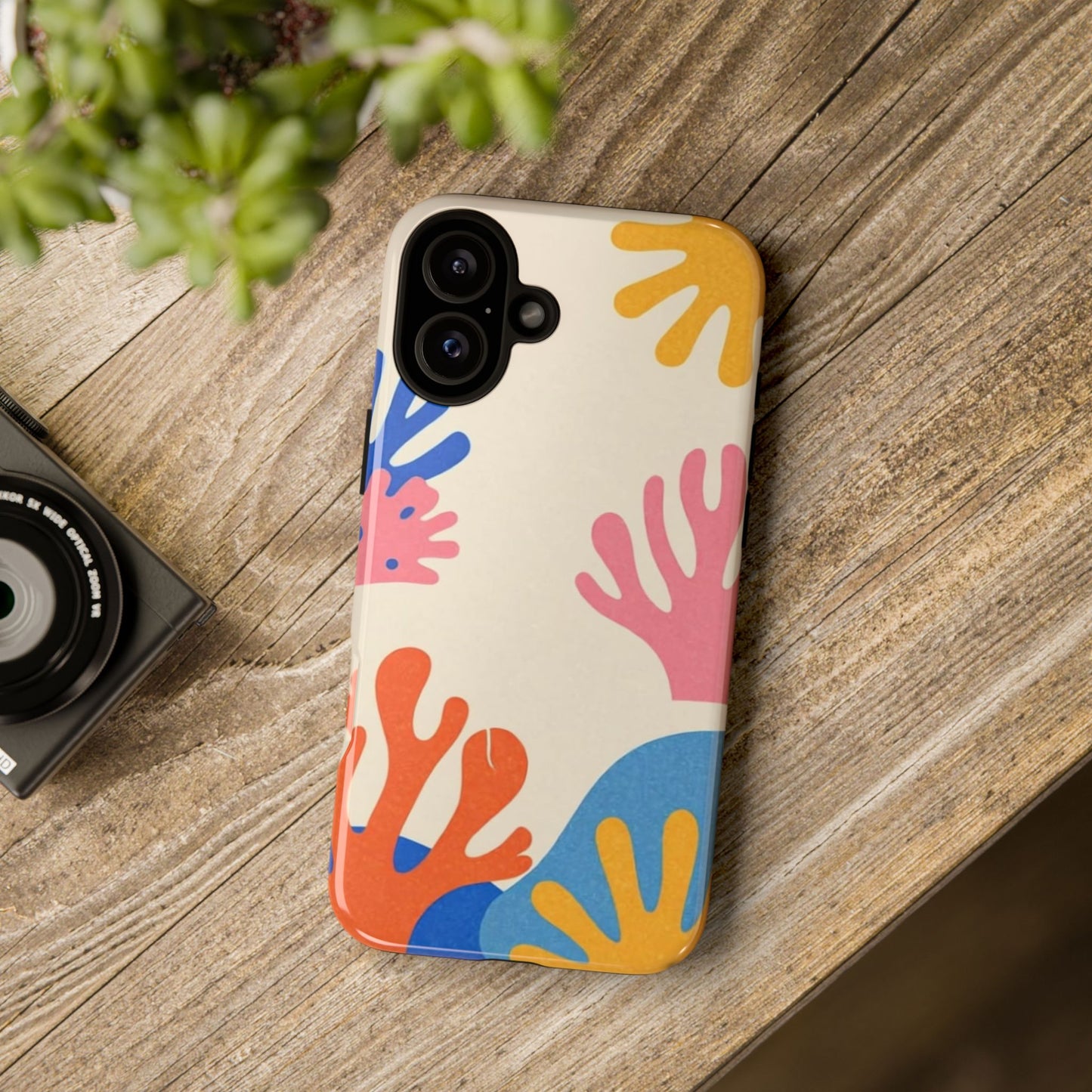 Tough Cases — Colorful Coral Pattern Phone Case