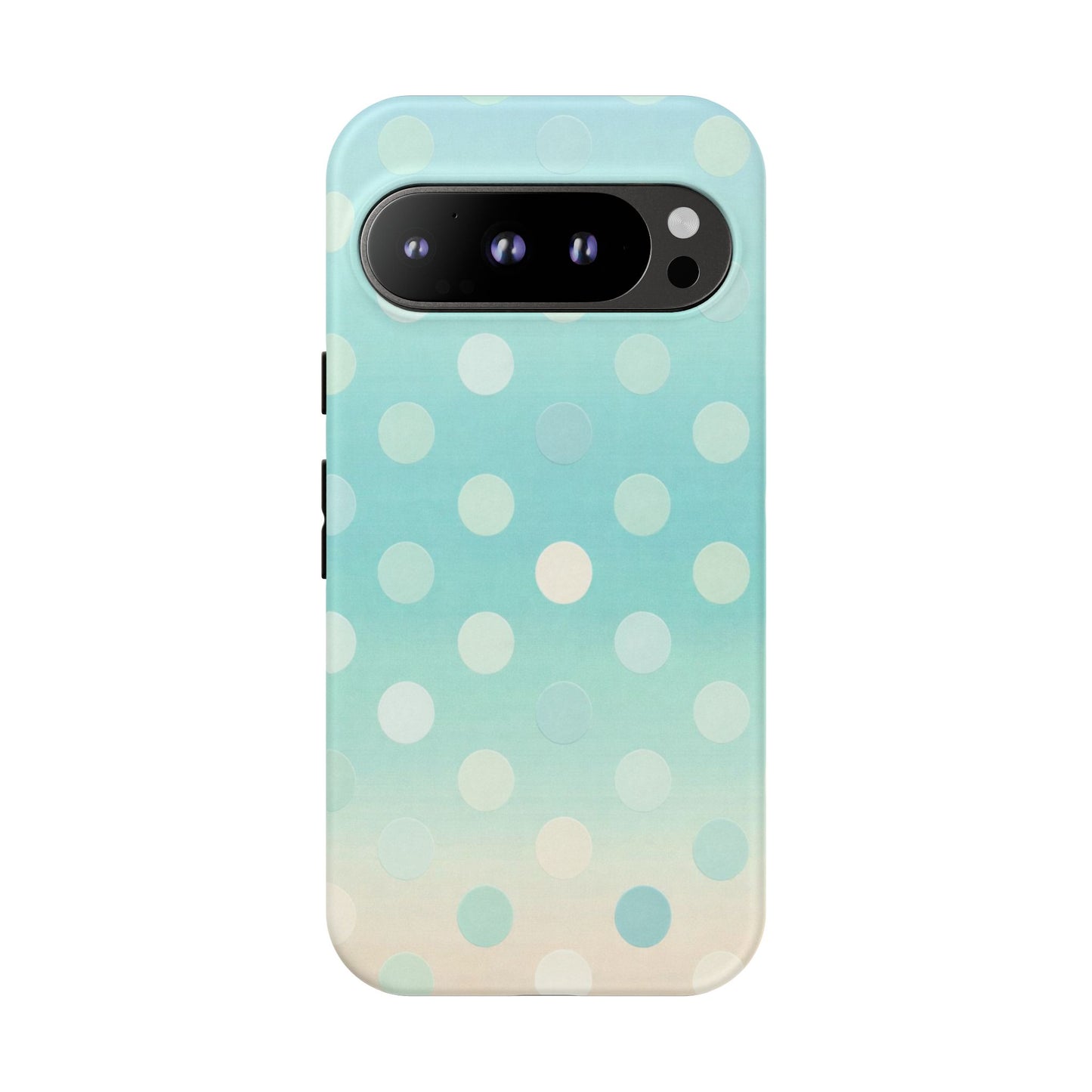 Abstract Palm Tough Phone Case — Minimal Coastal Blue Protective Cover