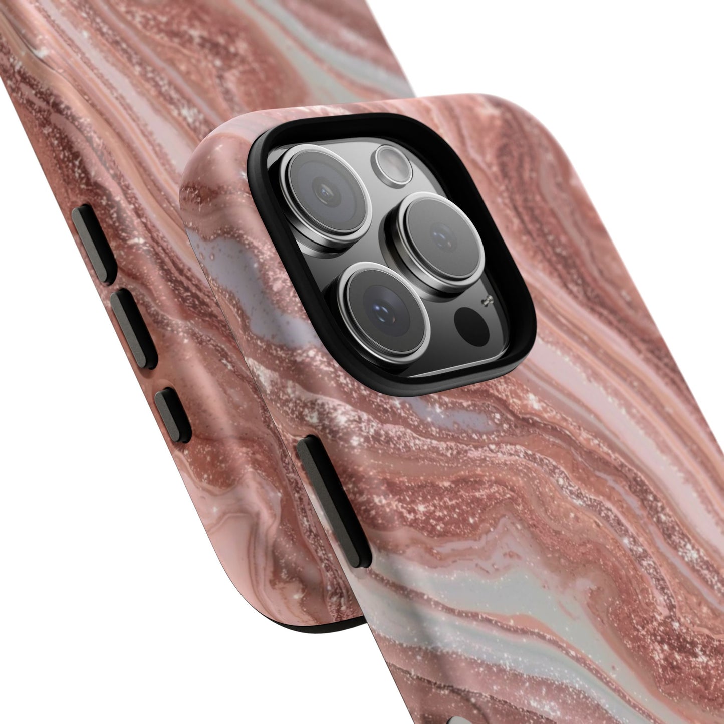 Rose Gold Marble Tough Phone Case