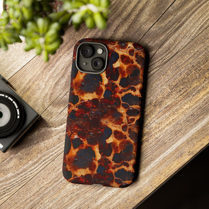 Tortoiseshell Phone Case — Protective iPhone Cover with Classic Amber Pattern