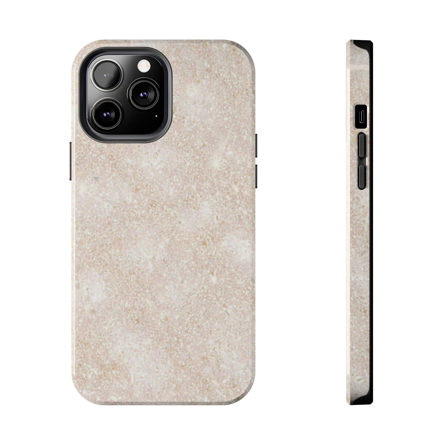Marble Texture Tough Phone Case — Sandstone Protective Phone Cover
