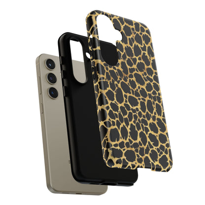 Giraffe Print Tough Phone Case — Durable Leopard-Style Protective Cover