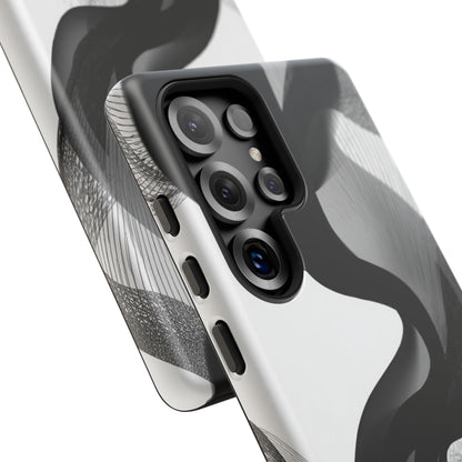 Phone Case — Monochrome Abstract Protective Cover