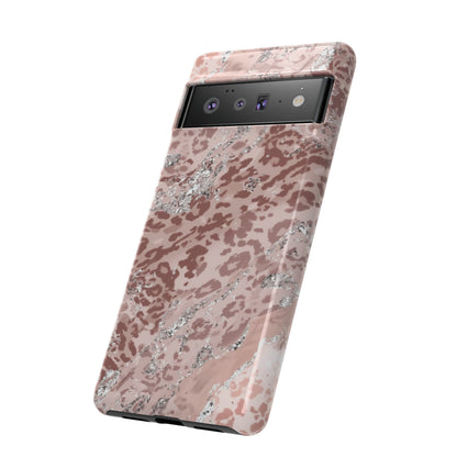 Tropical Monstera Phone Case — Colorful Leaf Protective Tough Case