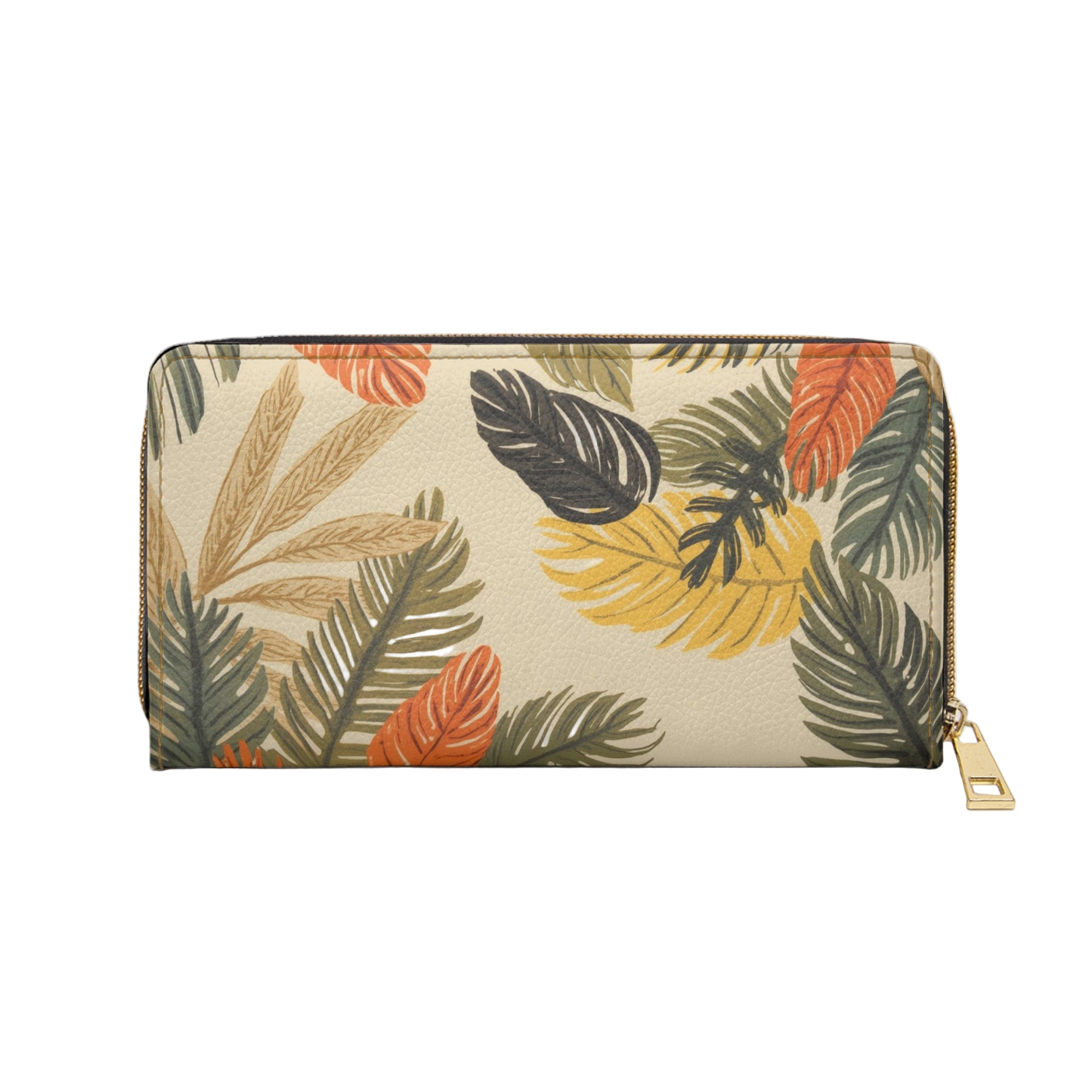 Women's Autumn Wallet - Botanical Zipper Wallet