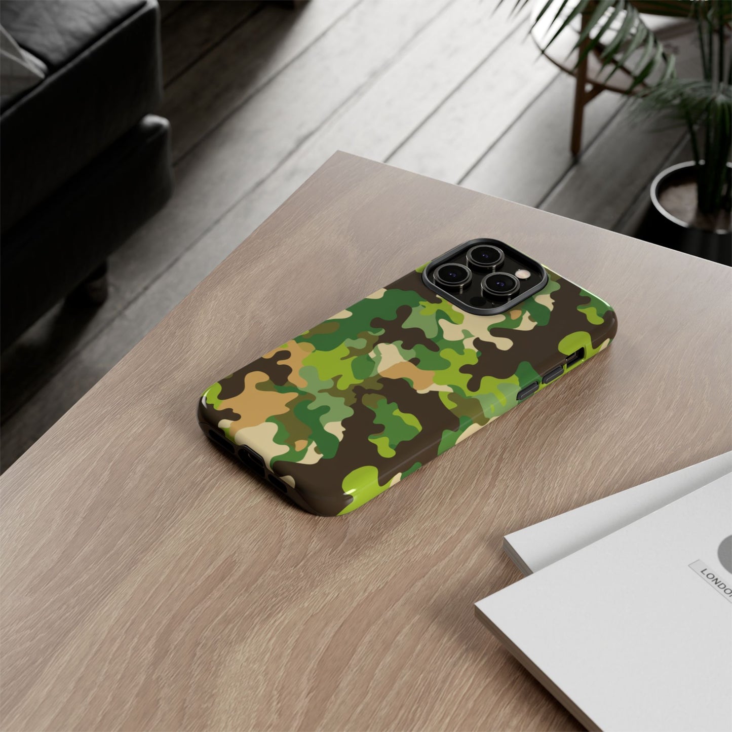 Camouflage Tough Phone Case — Military Camo Protective Cover