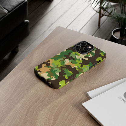 Camouflage Tough Phone Case — Military Camo Protective Cover