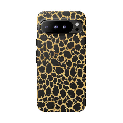 Giraffe Print Tough Phone Case — Durable Leopard-Style Protective Cover