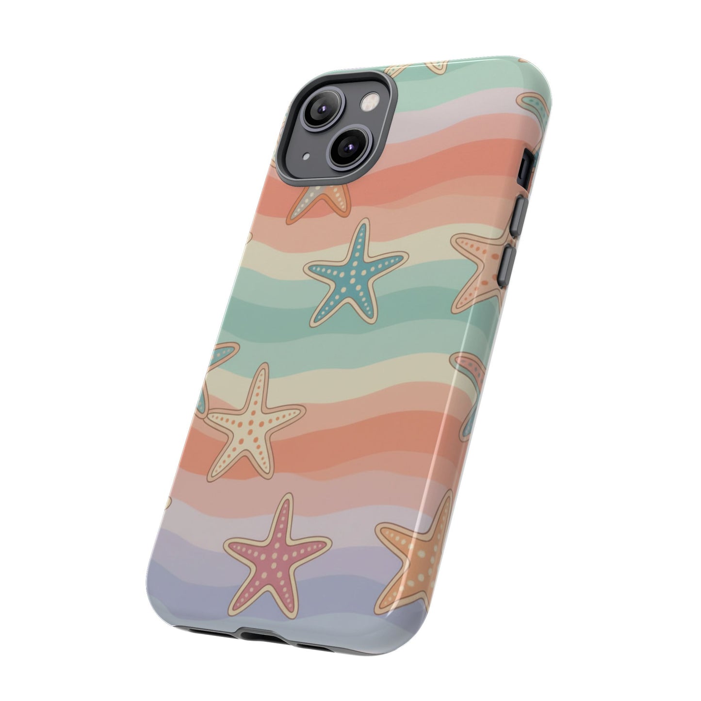 Starfish Wave Tough Phone Case — Pastel Beach Protective Cover