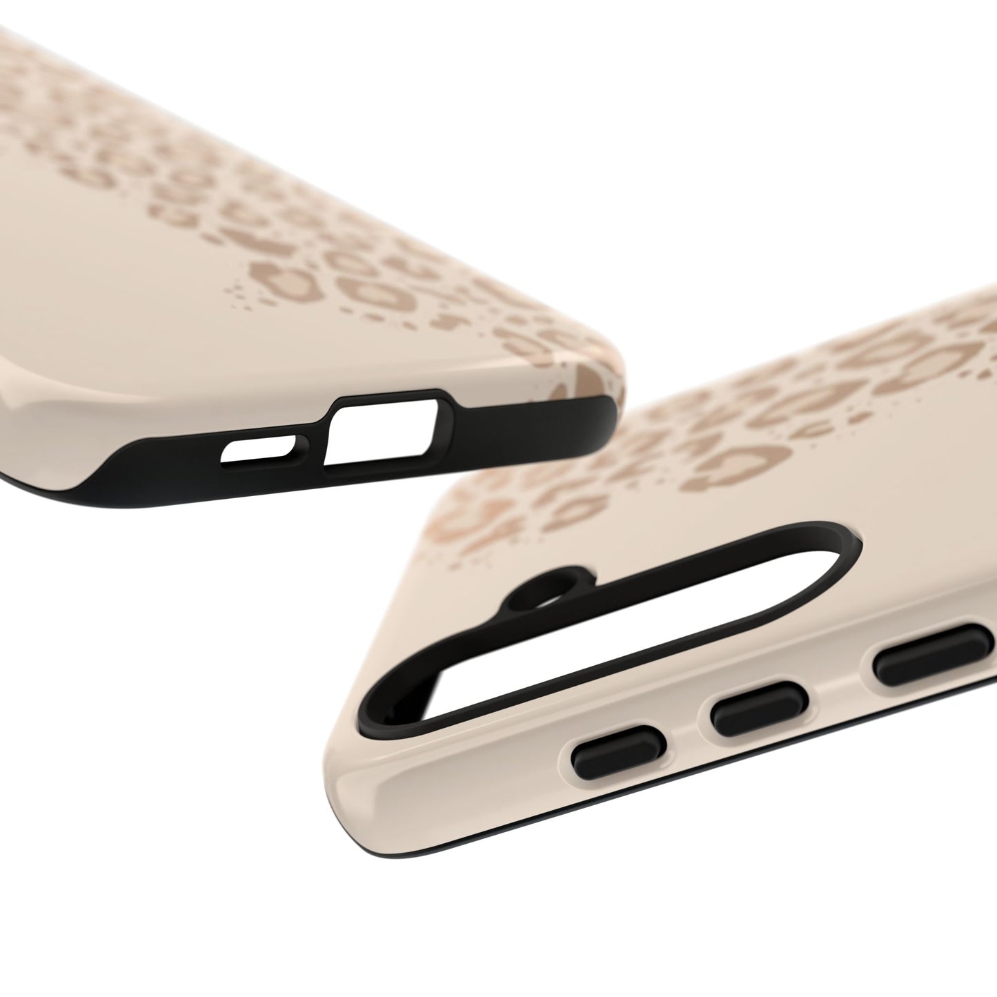 Phone Case – Beige Leopard Print Protective Cover