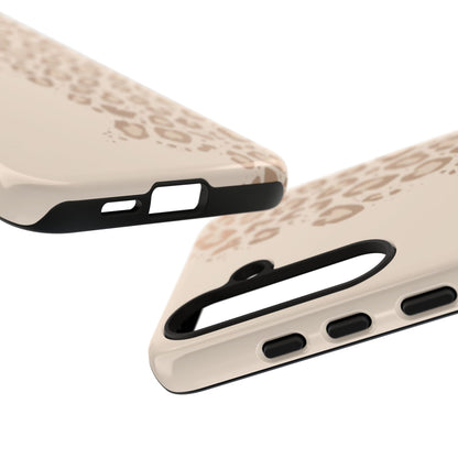 Phone Case – Beige Leopard Print Protective Cover