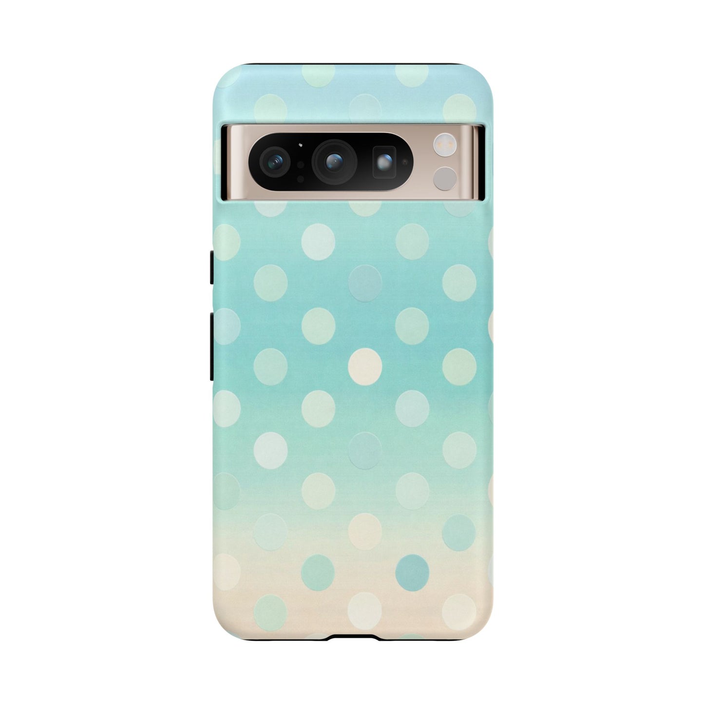 Abstract Palm Tough Phone Case — Minimal Coastal Blue Protective Cover