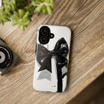 Phone Case — Black Bow Graphic Protective Cover