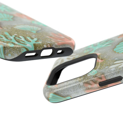 Seashell Coral Magnetic Impact Phone Case
