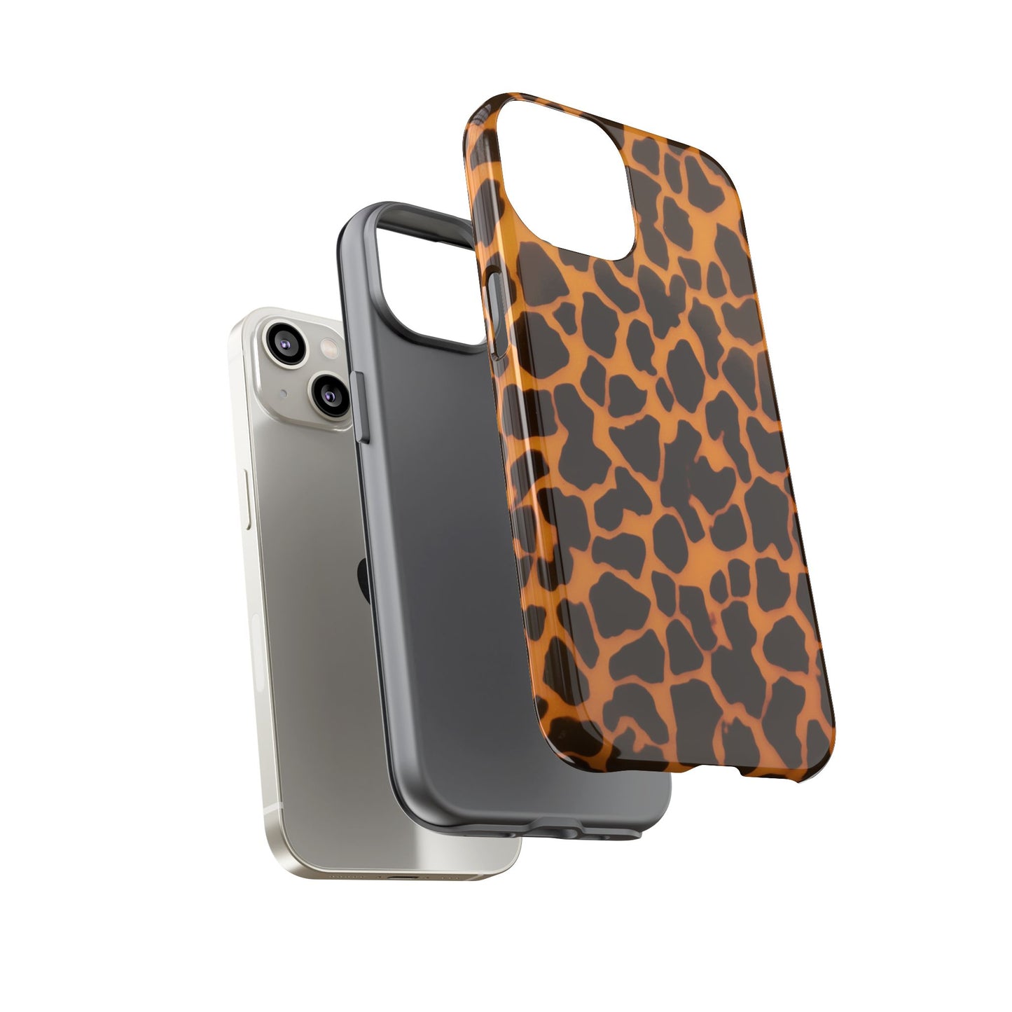 Leopard Print Tough Phone Case — Slim Protective iPhone Cover