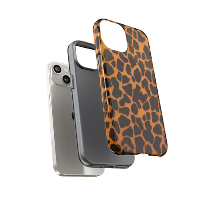 Leopard Print Tough Phone Case — Slim Protective iPhone Cover