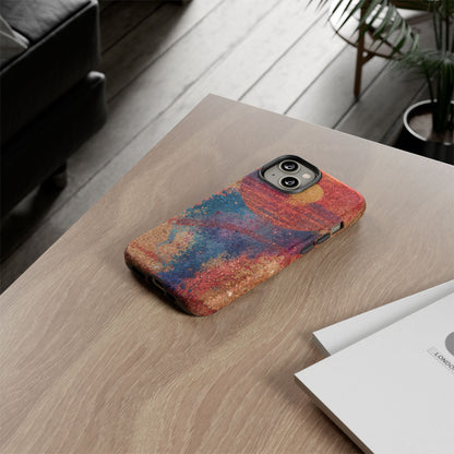 Retro Sunset Tough Phone Case