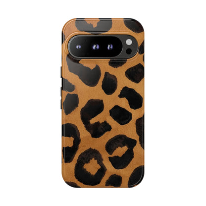 Leopard Print Tough Phone Case — Protective Animal Print iPhone Case