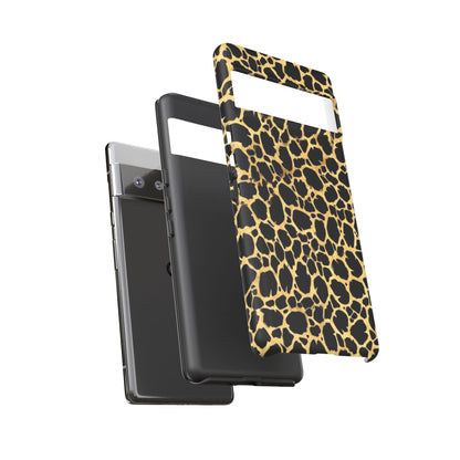 Giraffe Print Tough Phone Case — Durable Leopard-Style Protective Cover