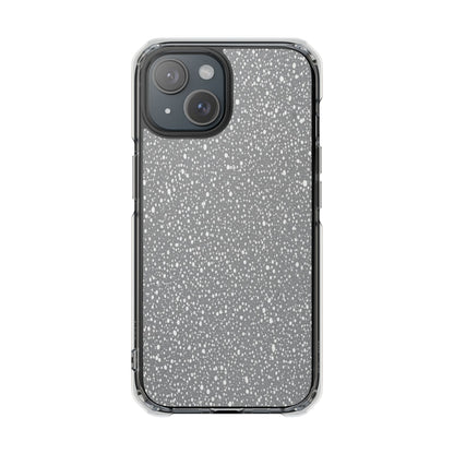 Clear Magnetic Impact Phone Case — Sparkle Glitter Protective Cover