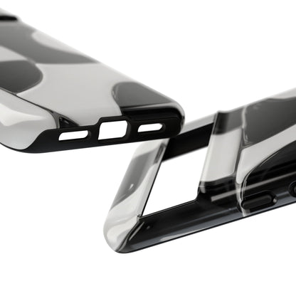 Black & White Abstract Pattern Tough Phone Case